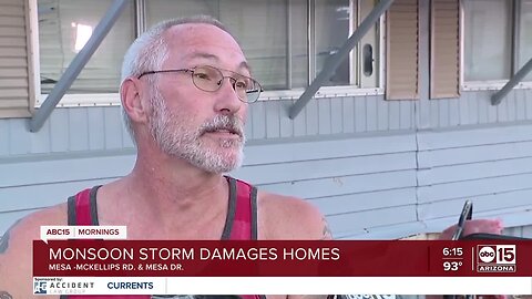 Mesa resident describes damaging storm