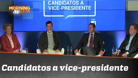 Candidatos a vice-presidente do Brasil entram em conflito em debate