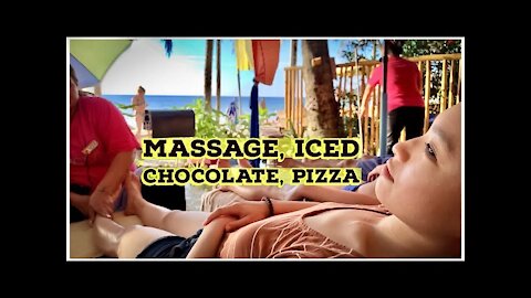 Oasis Thai Massage Foot & Hand Reflex, Smile Bar Iced Choc & Chang, Pizza Co. Pepperoni & Chick Trio