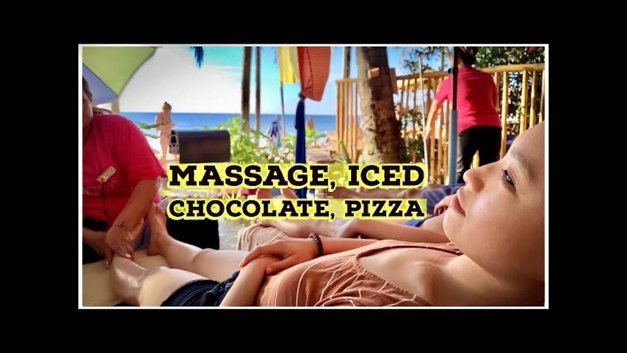 Oasis Thai Massage Foot & Hand Reflex, Smile Bar Iced Choc & Chang, Pizza Co. Pepperoni & Chick Trio