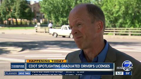 CDOT spotlighting graduated driver's licenses