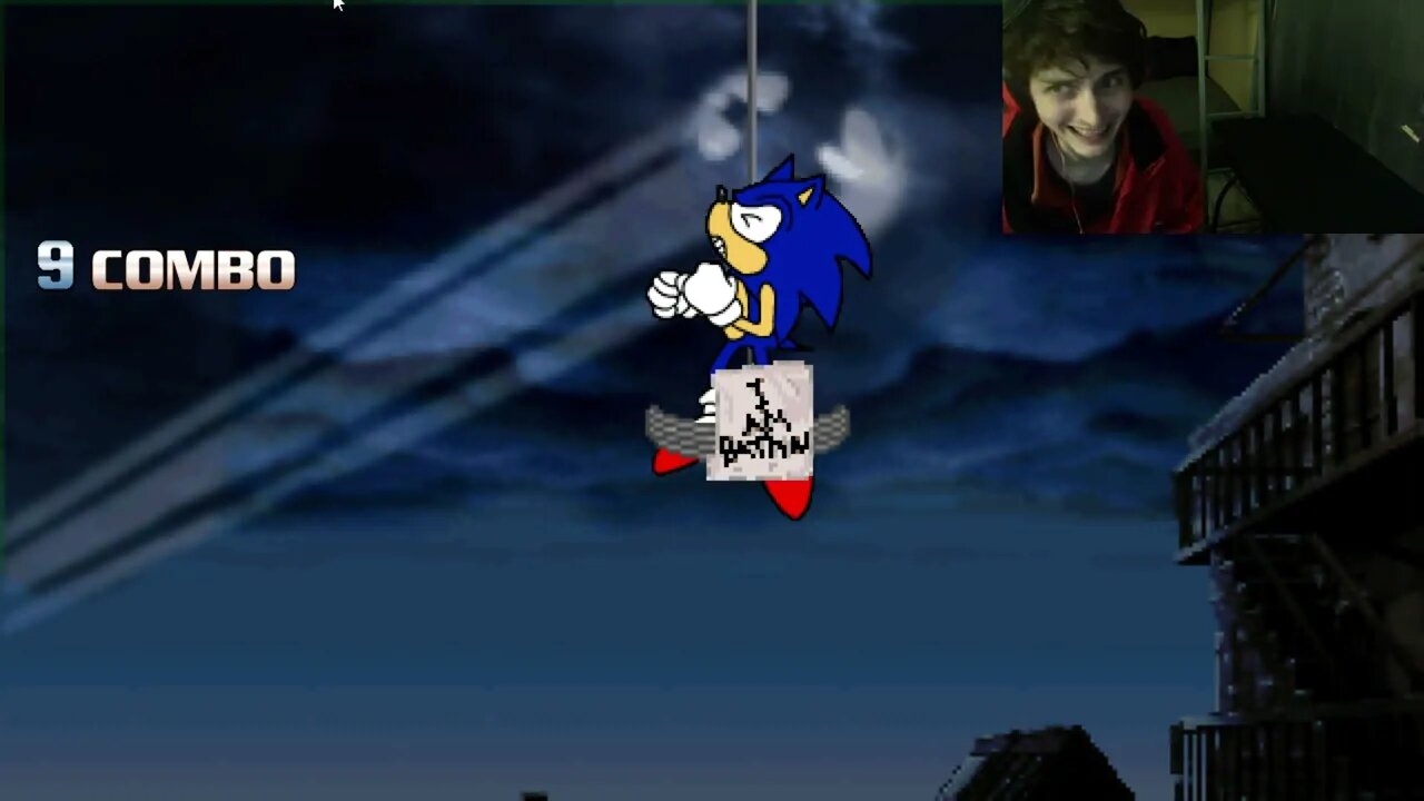 Batman VS Sonic The Hedgehog In An Epic Battle In The MUGEN Video Game With Live Commentary