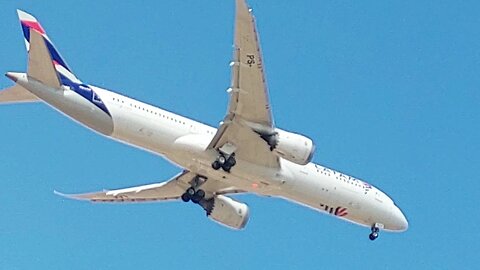 Boeing 787-9 Dreamliner PS-LAA coming from Miami to Fortaleza