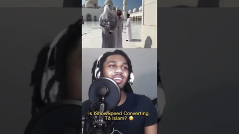 Is IShowSpeed Converting To Islam? 😳 #islam #muslim #ishowspeed