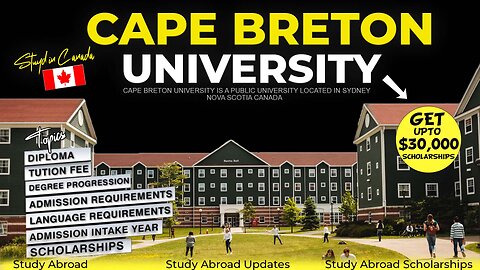Cape Breton University | Study In Canada