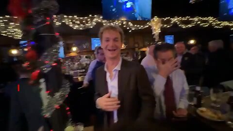 Daniel Penny rejoices following his acquittal.