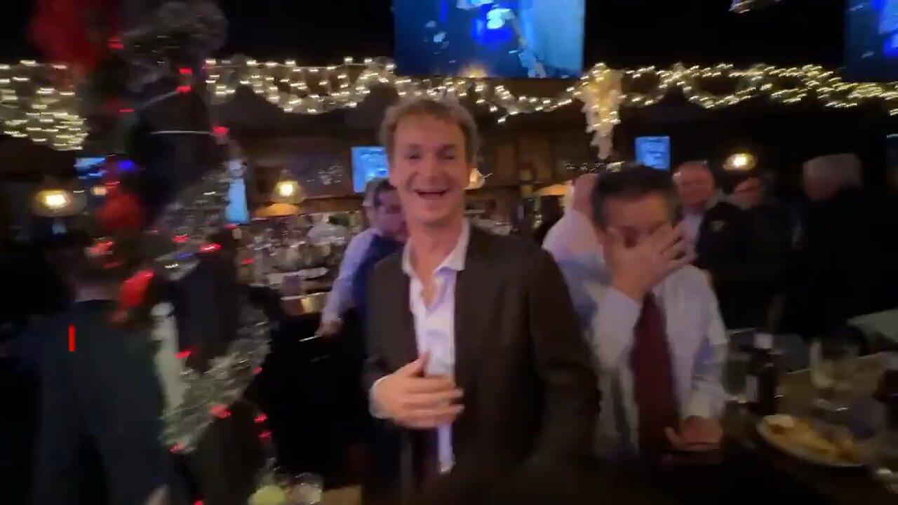 Daniel Penny rejoices following his acquittal.