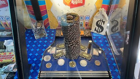 We’re Back!! Challenge 3 of this $10k Coin Pusher Tower… Live