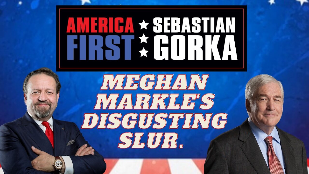 Meghan Markle's disgusting slur. Lord Conrad Black with Sebastian Gorka on AMERICA First