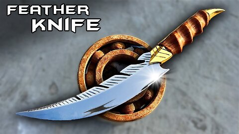 Making A Feather Knife Using Bearing - Forging