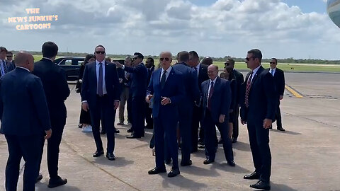 Reporter: "Speaker Johnson says the Supreme Court Plan is dead on arrival. What's your reaction?" Biden: "That's what he is." Reporter: "That he is?" Biden: "He is. Dead on arrival."