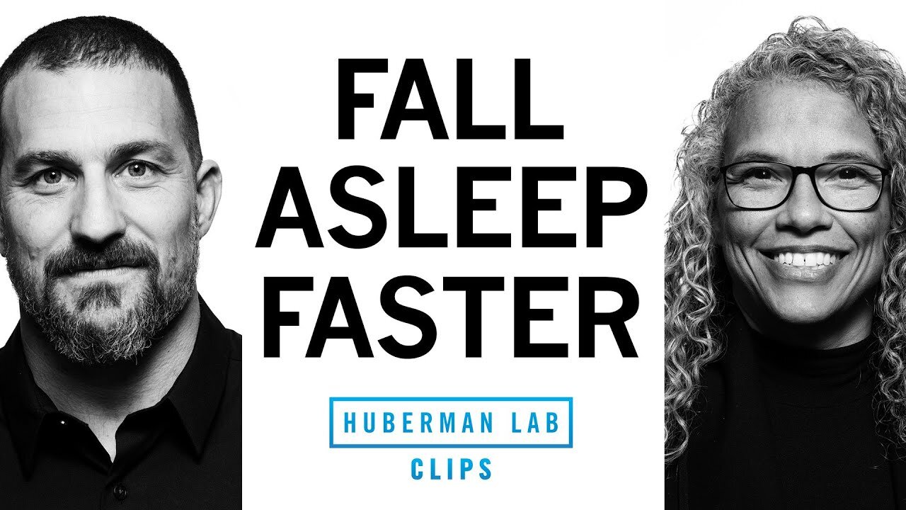 How to Fall Asleep Faster | Dr. Gina Poe & Dr. Andrew Huberman