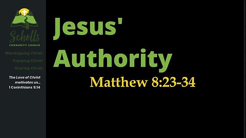 Jesus' Authority