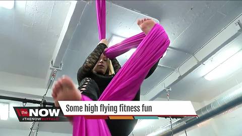 High flying, gravity defying fitness fun
