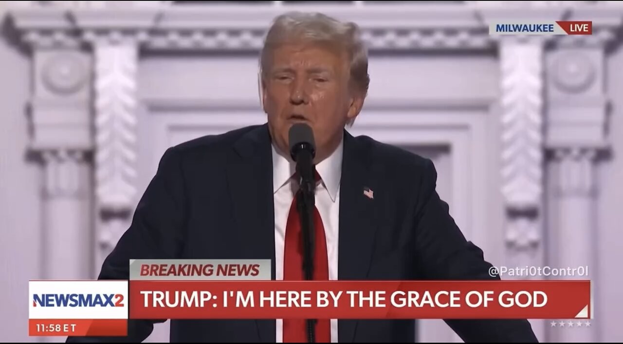 TRUMP❤️🇺🇸🥇🪽DELIVERS ACCEPTANCE SPEECH🤍🇺🇸🏅🪽AT RNC NOMINATION💙🇺🇸🏅🪽🏛️⭐️