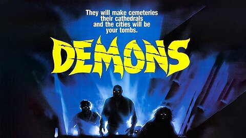 DEMONS 1985 Movie Patrons Trapped in Theater by Demons at Halloween Screening FULL MOVIE HD & W/S