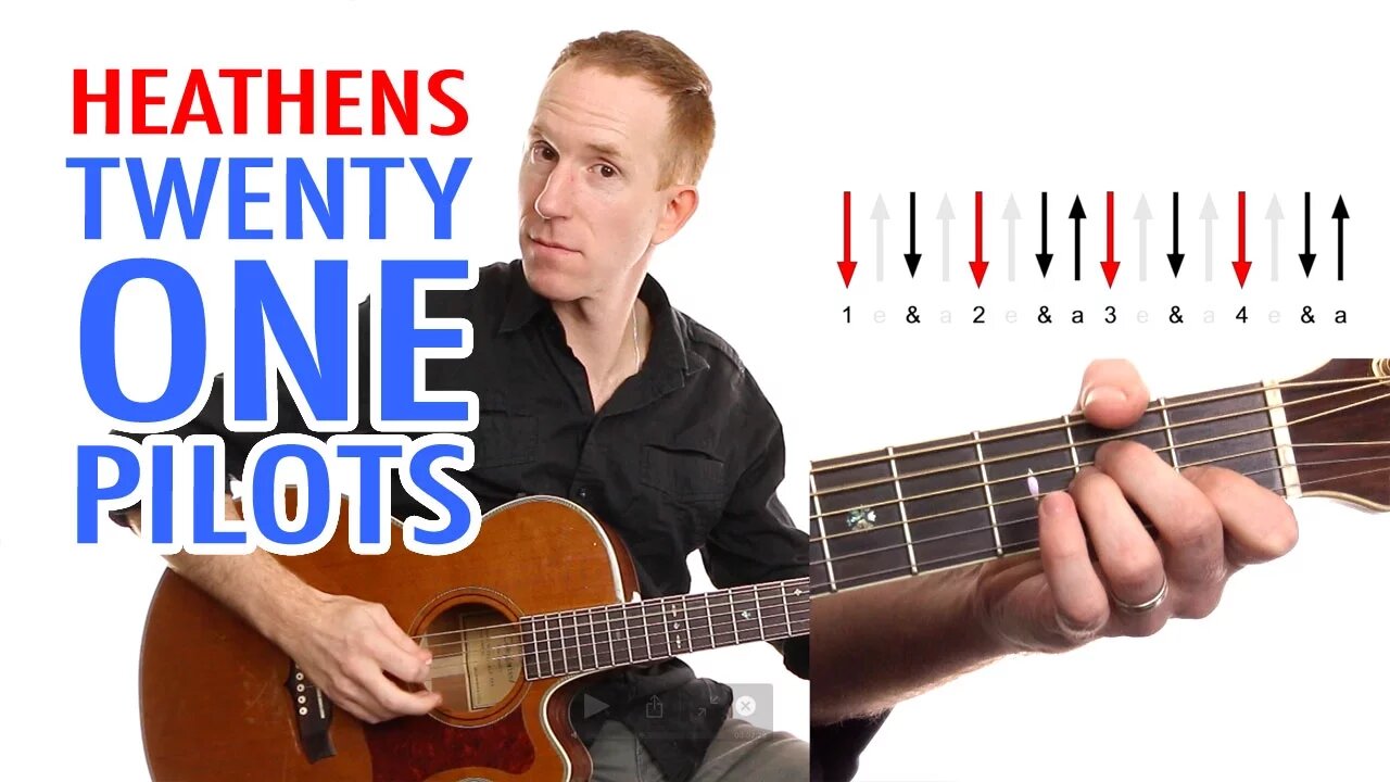Heathens ★ Twenty One Pilots ★ Guitar Lesson - Easy How To Play Acoustic Songs - Chords Tutorial