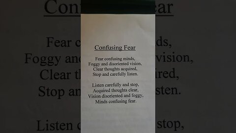 Poem that reads forwards and backwards! Amazing! #poetry
