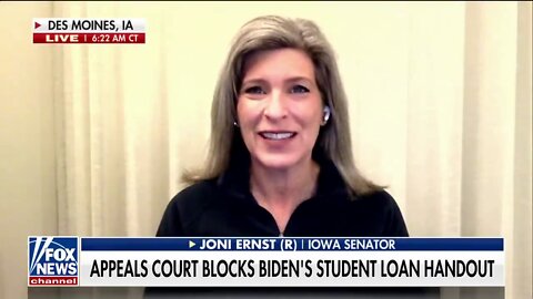 Joni Ernst: Congress holds the purse strings, not Biden