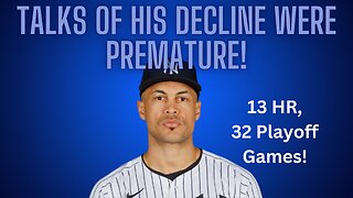 Giancarlo Stanton, building up a postseason legacy matched by few (especially if he adds a ring!)