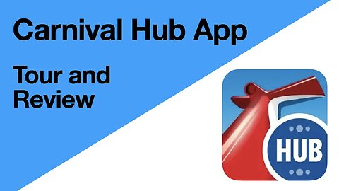 Carnival Cruise Lines Hub App Full Tour and Review