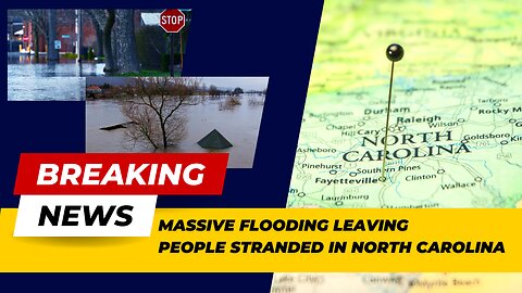 Massive Flooding in North Carolina. Resident calls on more help from Harris-Biden administration