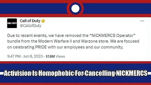 Activision Cancels NICKMERCS For Wanting To Protect Kids