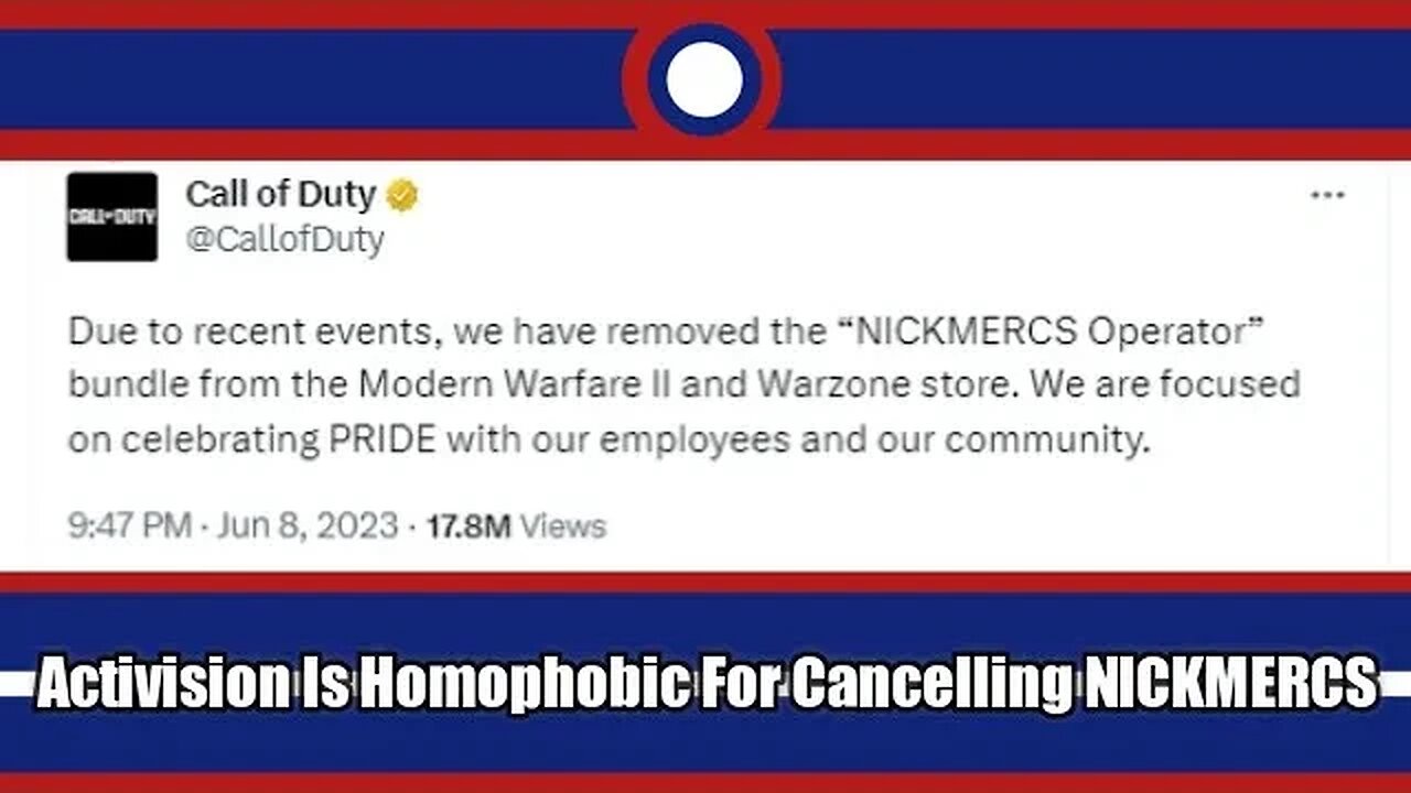 Activision Cancels NICKMERCS For Wanting To Protect Kids
