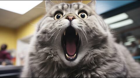 Funniest Cats Reaction - Funny Pets 2024