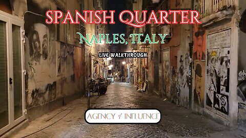 Evening Walk Around Naples, Italy | Spanish Quarter