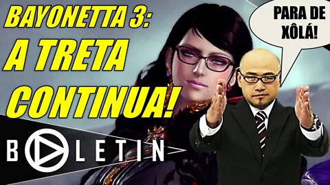 Bayonetta 3: Novidades da Tretaiada da Dubladora com a Platinum Games! Boletin #HORAPLAY