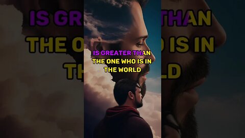 the one in you is greater #shortsvideo #shortsyoutube #viral #shortsfeed #christianmotivation