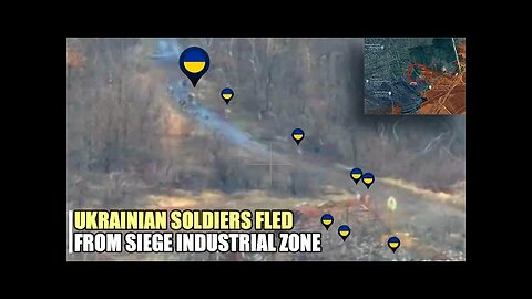 Ukrainian soldiers fled from the industrial zone on the southern flank of Avdeevka