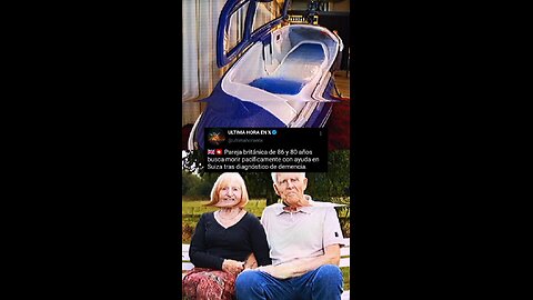 🇬🇧🇨🇭Pareja británica de 86/80 años busca morir pacíficamente con ayuda en Suiza tras diagnóstico