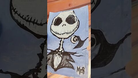 spooky Halloween art, please subscribe