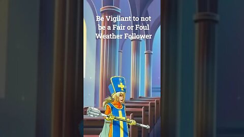Be Vigilant.