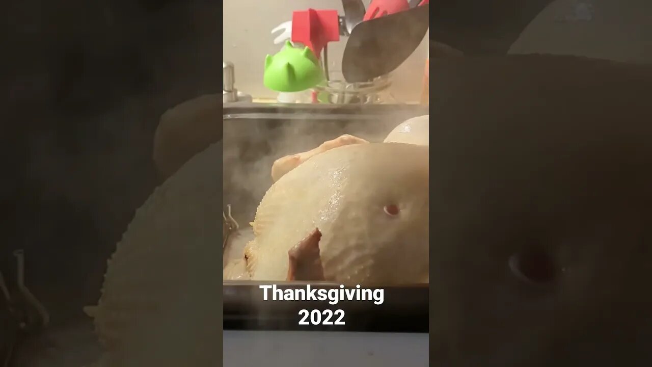 Thanksgiving 2022....Starting the Turkey.