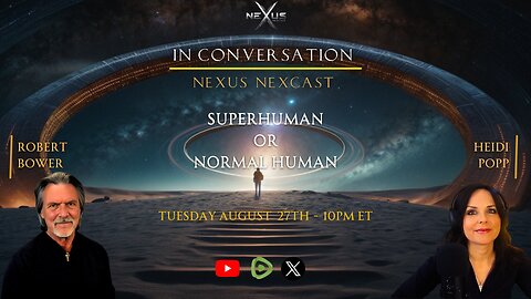 Super Humans or Normal Humans - In Conversation - Robert Bower & Heidi Popp #podcast