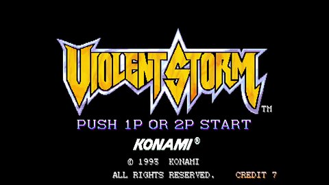 Violent Storm, Arcade Game, Konami 1993, playthrough