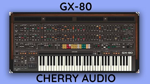Cherry Audio GX-80 Synthesizer - Yamaha CS 80 VST Instrument Demo