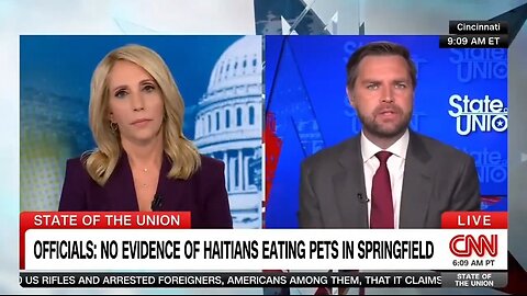 JD Vance TAKES DOWN CNN Host Dana Bash