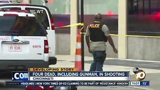 At least 4 dead in downtown Cincinnati shooting