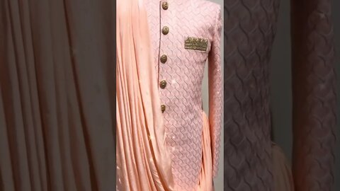 Draped indowestern with hand special design #mensfashion #mensfashion #wedding #suit #fashion