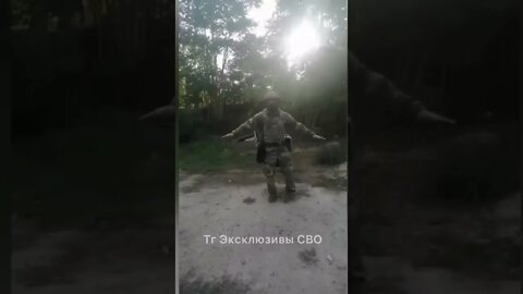 National Kalmyk dance from a special forces soldier