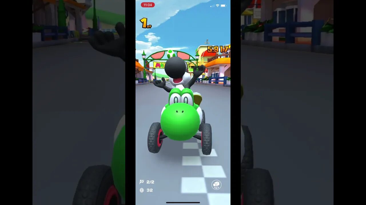 Mario Kart Tour - Black Yoshi Gameplay (Sydney Tour Premium Challenges Reward)