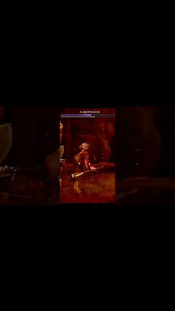 GOD OF WAR RAGNAROK: KRATOS ENFRENTANDO O ABOMINÁVEL #shorts