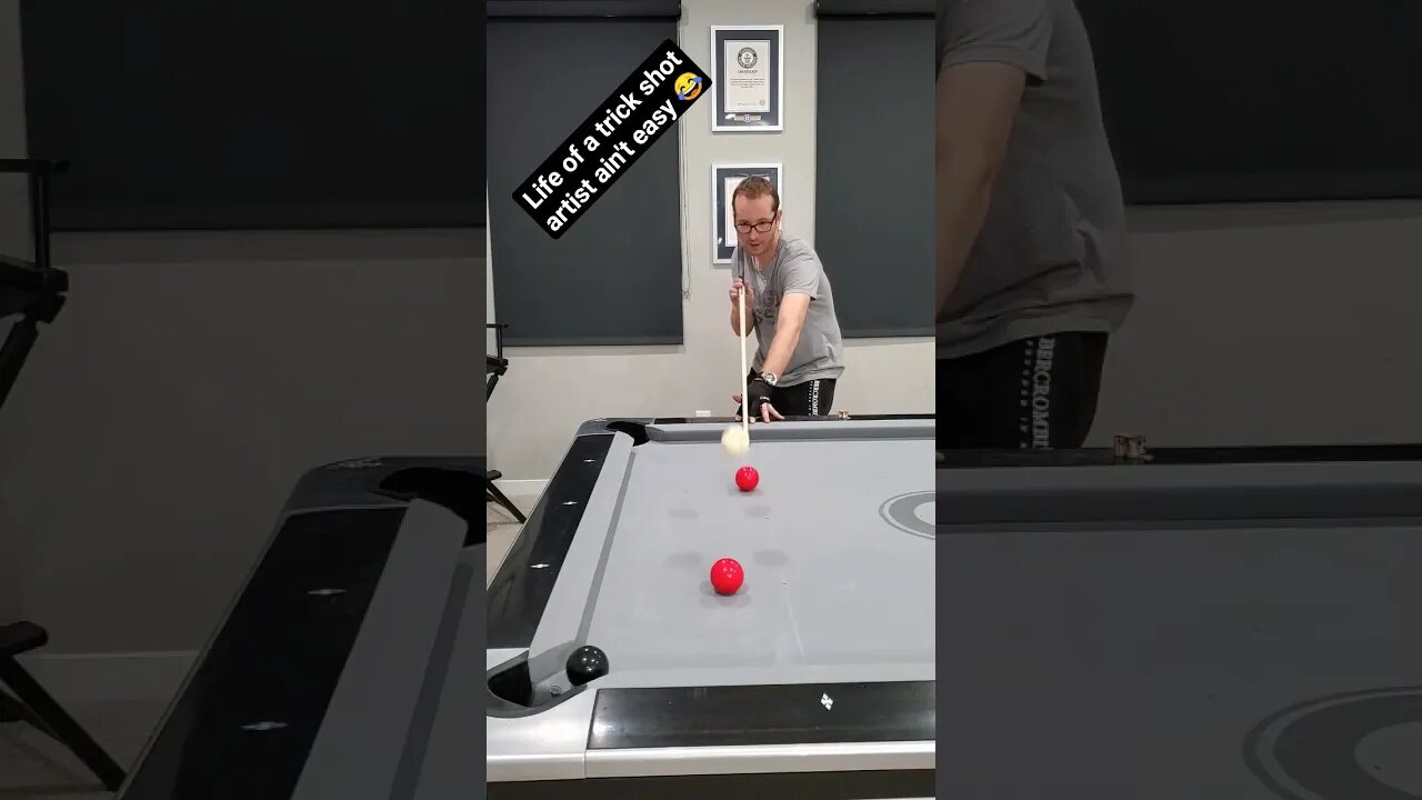 Sometimes it takes a while to get a new Trick down 😅⚪🔴🎱 #shorts #8ballpool