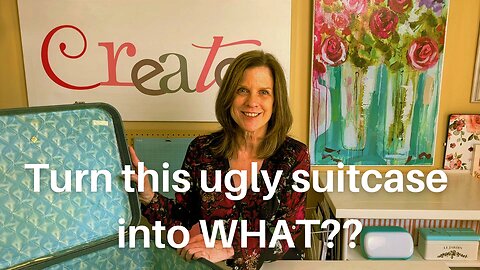 Turn this ugly suitcase into WHAT??