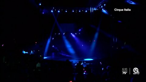 Cirque Italia traveling Water Circus visits West Palm Beach