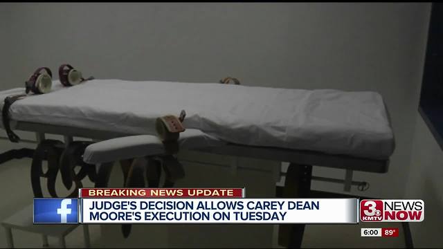 6PM UPDATE: Carey Dean Moore execution ordered to proceed